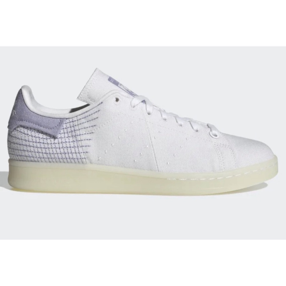 Adidas Stan Smith PrimeBlue Shoes Cloud White/Dust Purple NIB SZ 9.5 - Picture 2 of 15